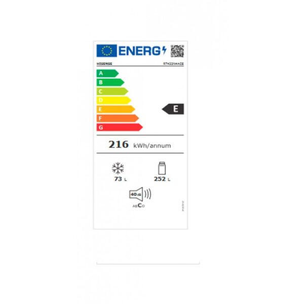 Frigorífico Dos Puertas - Hisense RT422N4ACE, No-Frost, 1.70 metros, Inox – Image 2