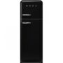 Frigorífico Dos Puertas - Smeg FAB30RBL5, 1.72 metros, Derecha, Eficiencia D, Negro