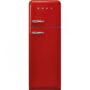 Frigorífico Dos Puertas - Smeg FAB30RRD5, 1.72 metros, Derecha, Eficiencia D, Rojo
