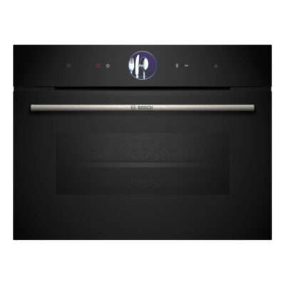 Horno 45 cm – BOSCH CSG7361B1 Cristal Negro, Home Connect