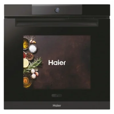 Horno 80L – HAIER HWO60SM6C2BH Negro, Pantalla TFT