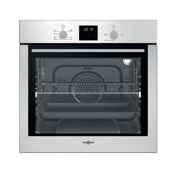 Horno Gas Butano - Vitrokitchen HG602IB, 60 cm, Easy to Clean, Inox