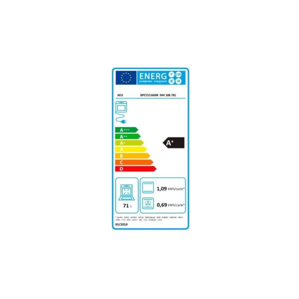 Horno Multifunción - AEG BPE555360M, 60 cm, Pirólisis, Inox, Vapor – Image 2