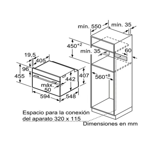 Horno Multifunción - AEG BSE782380M, 60 cm, Vapor, Sonda, Inox – Image 3