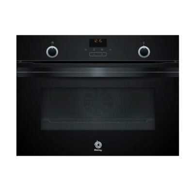 Horno Multifunción – Balay 3CB5151N2, 45 cm, Aquálisis, Cristal Negro