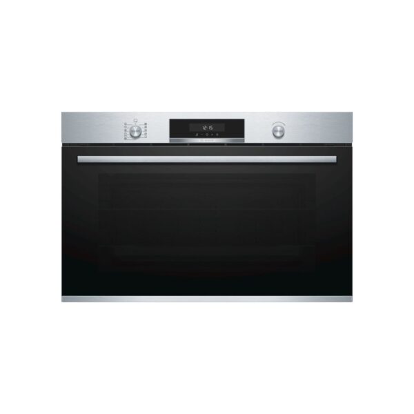 Horno Multifunción - Bosch VBD5780S0, Acero Inoxidable, Abatible, Pirólisis