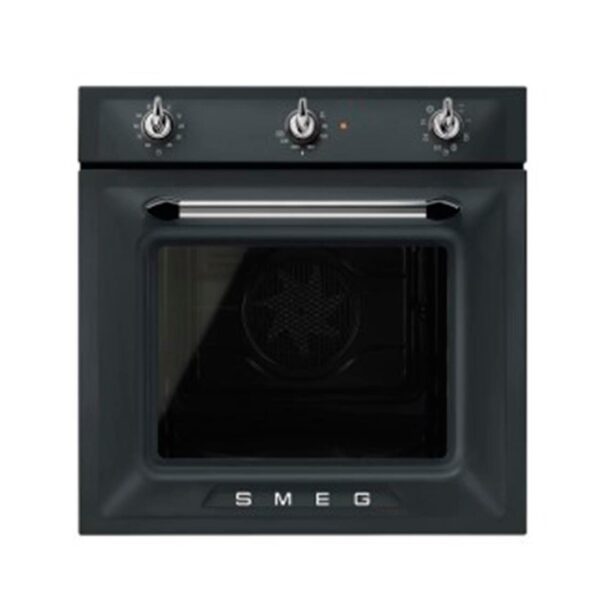 Horno Multifunción - Smeg SF69M3TNO, 60 cm, Vapor Clean, Negro Mate