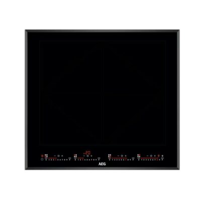 Placa Inducción – AEG IKK64681FB, 4 zonas de cocción, Función Flex Total, Biselada, Hob2Hood, Negro
