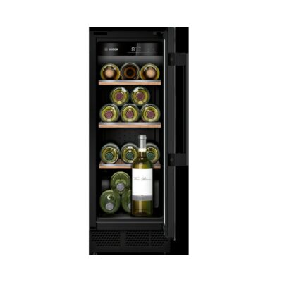 Vinoteca Integrable – Bosch KUW20VHF0, 0,82 x 0,30 metros, 21 Botellas, Negro