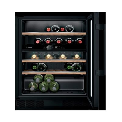 Vinoteca Integrable – Bosch KUW21AHG0, 0,82 x 0,60 metros, 44 Botellas, Negro