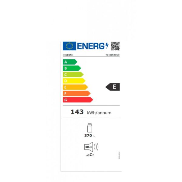 Conservador Libre Instalación - Hisense RL481N4BWE, No-Frost, 1.85 metros, Blanco – Image 2
