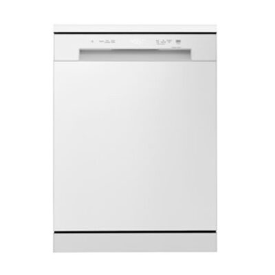 Lavavajillas Libre Instalación – LG DF141FW, 14 servicios, 46 dB, 60 cm, QuadWash, Blanco