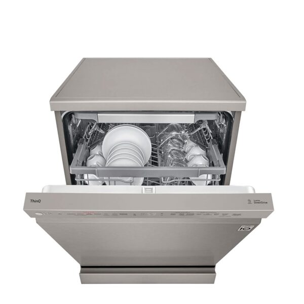 Lavavajillas Libre Instalación - LG DF365FPS, 14 servicios, 43 dB, 60 cm, Vapor, 3ªBandeja, Wi-Fi, Inox – Image 4