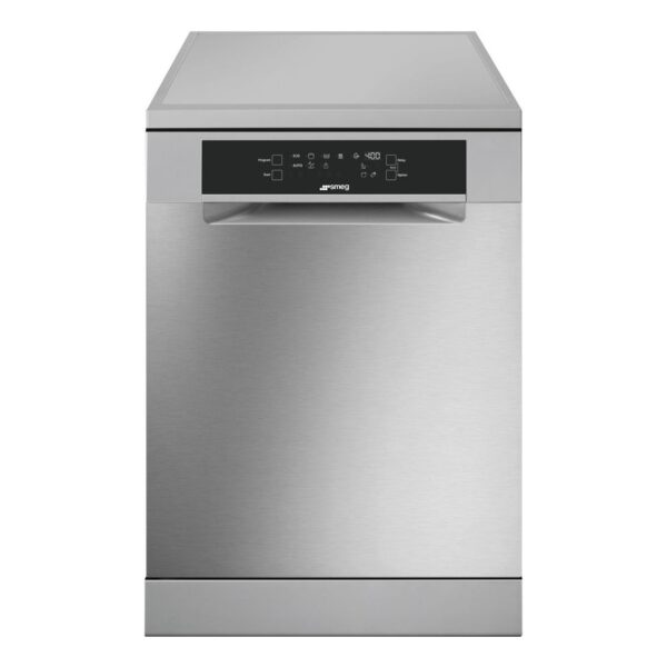 Lavavajillas Libre Instalación - SMEG LVS342CQSX, 14 servicios, Tercera Bandeja, Inox