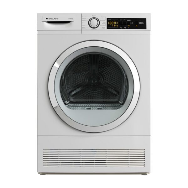 Secadora Condensación - Aspes ASC800BD, 8 Kg, Blanco