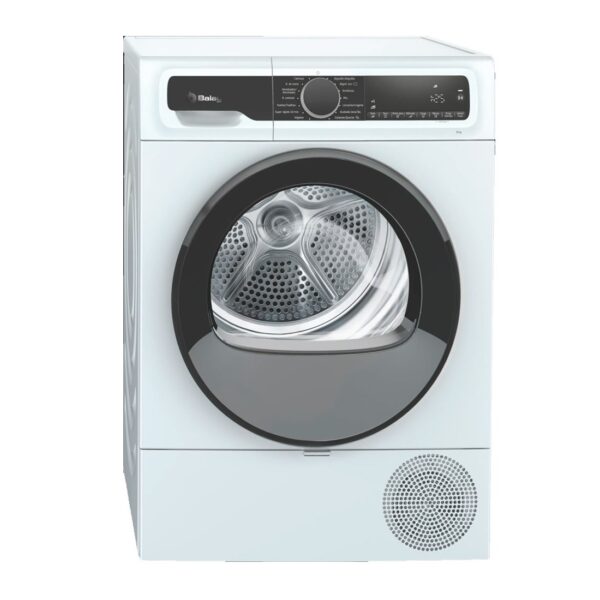 Secadora Condensación - BALAY 3SB380B , Bomba de Calor, 8 Kg, Blanco