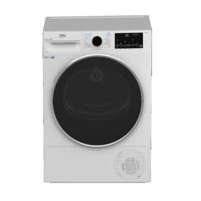 Secadora Condensación – Beko B5T42243, Bomba de Calor, 8 Kg, Blanco