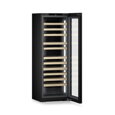 Vinoteca Libre Instalación – LIEBHERR WPgbi 7472, Negro, Altura 2.01 m, Bizona, 204 botellas